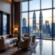 Luxury Kuala Lumpur apartment with Petronas Twin Towers view