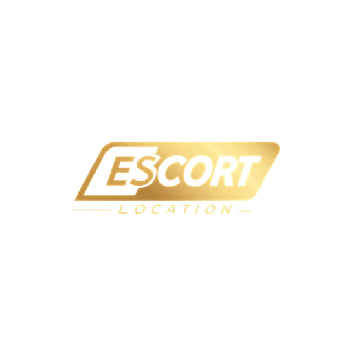 Escort Location logo in gold on green background. Online adult services directory.